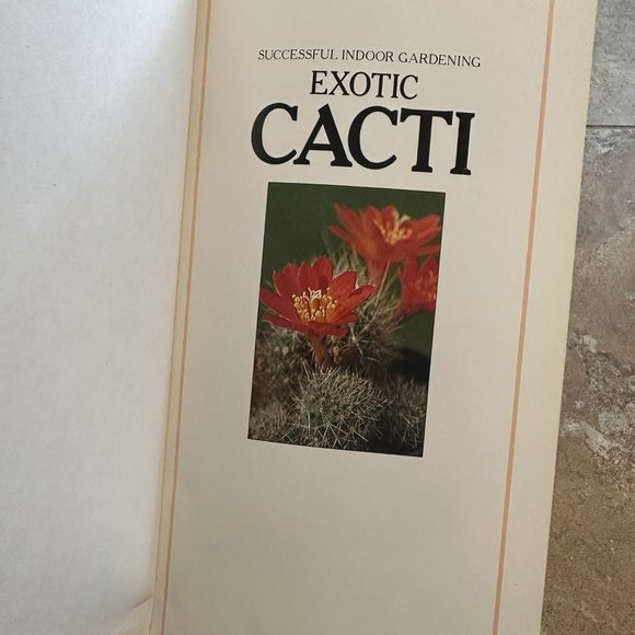 Exotic Cacti: Successful Indoor Gardening Paperback - Picture 5 of 11